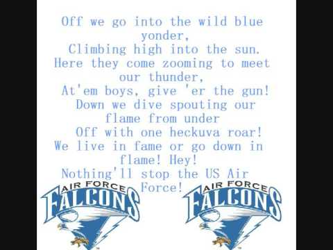 Air Force Academy Falcons Fight Song Youtube