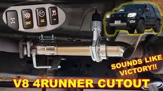 4Runner Exhaust Cutout/Dump  V8 4th Gen  It Sounds Insane