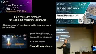 Conférence : Du big-bang jusqu'à aujourd'hui, un voyage dans l'espace et dans le temps