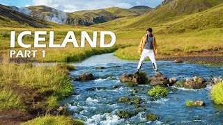 Iceland Road Trip PART 1 - Reykjadalur | Gullfoss | Geysir | Seljavellir | Kerid