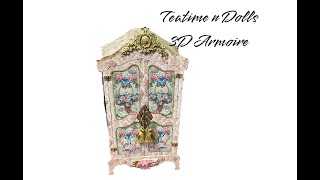 Teatime n Dolls 3D Armoire project share @teatimendolls