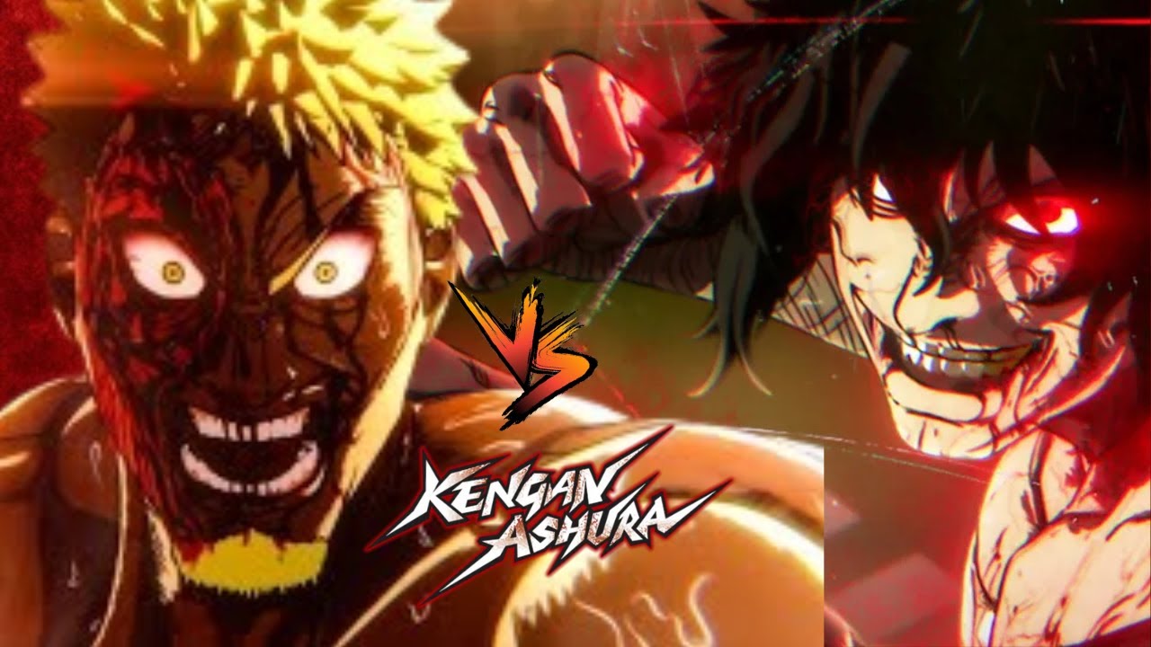 Ohma tokita vs takeshi pelea, kengan ashura cancion rock el mas fuerte