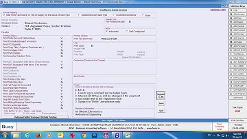Print Invoice in your regional language with BUSY