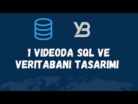 1 Videoda Veritabanı Tasarımı , Normalizasyon ve SQL ( SQL Dersleri )