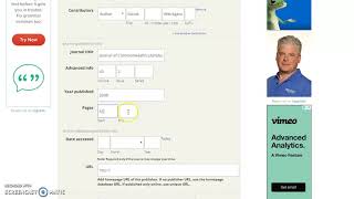 Using Citation Machine to Create Citations