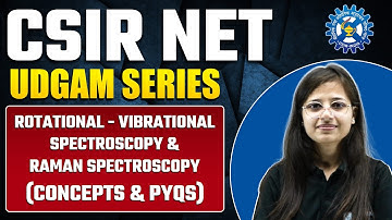 Rotational, Vibrational & Raman Spectroscopy (Concept & PYQs) | Physical Science | CSIR NET