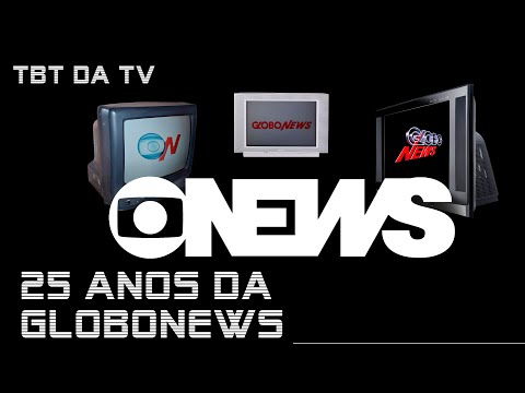 O TBT DA TV comenta os 25 ANOS DA GLOBONEWS, a primeira emissora de JORNALISMO 24h do Brasil