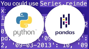 Add missing dates to pandas dataframe