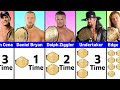 Every wwe world heavyweight champion  ranked by number of reigns