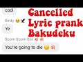 CANCELLED||~lyric prank~||~Deku’s a baddie!?||•bluuxbunny•