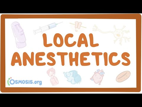 Video: Kur darbojas vietējās anestēzijas līdzekļi?