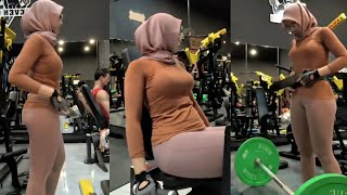 Hijab Style Try On Rekomendasi Legging Olah Raga Gym Wanita Bahan Melar Banyak Warna