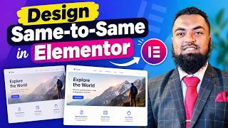 Match Your Client's Design Same-to-Same in Elementor || Alamgir H kobir