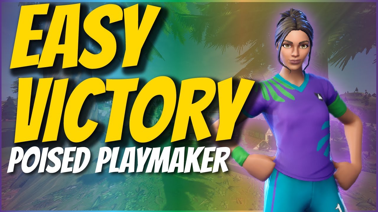 SOCCER SKIN CHAPTER 2 VICTORY ROYALES (Poised Playmaker Gameplay)