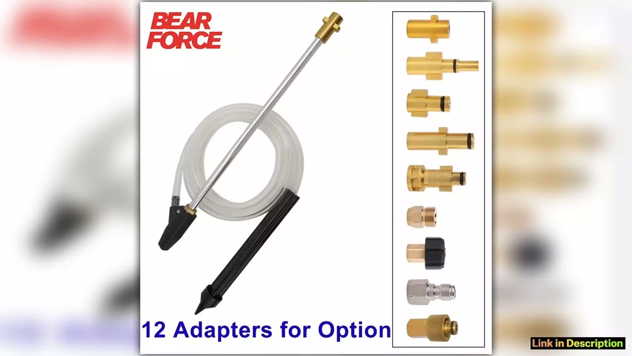 Pressure Washer SandBlasting Kit Wet Sandblaster Lance Nozzle for Karcher Huter Interskol Lavor