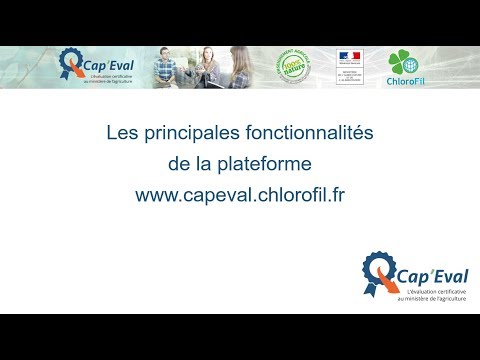 Cap'Eval : La plateforme, mode d'emploi.