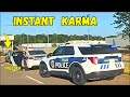INSTANT KARMA AT BEST. Drivers busted by cops for speeding brake checks, Bad drivingInstantjustice