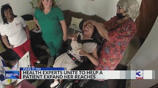 Health experts unite to help patient expand her reaches