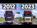 2012 vs 2022 | History of Euro Truck Simulator 2 | Toast