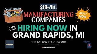 Warehouse & Manufacturing Jobs in Grand Rapids MI | Steelcase, Knape & Vogt, Capstone - APPLY NOW!
