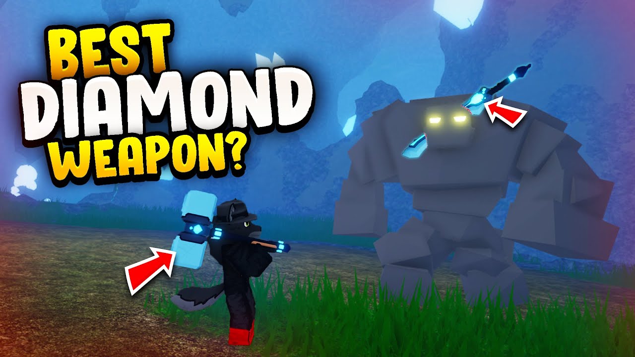 BEST* Diamond Weapon? in Roblox Islands (Skyblock) YouTube