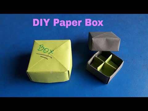 How to make so cute mini paper box || Easy tutorial step by step || by ...