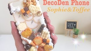 DIY DecoDen Phone Case featuring Sophie & Toffee デコデン