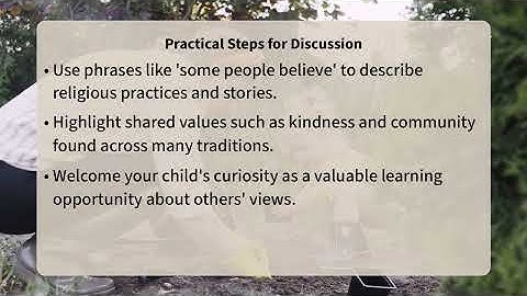 Can We Explain Religions Without Criticism To Kids?