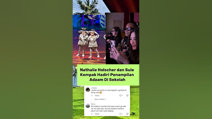 Nathalie Holscher dan Sule Kompak Hadiri Penampilan Adzam Di Sekolah