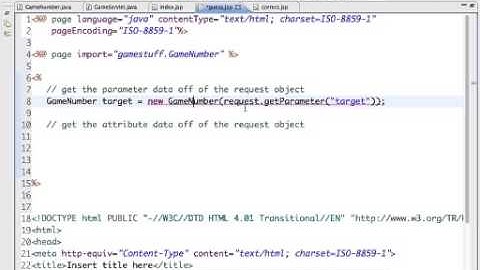 Adding guess.jsp to Guessing Game MVC Edition