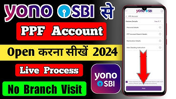 YONO SBI PPF Account online opening | how to open ppf account in yono sbi | YONO SBI New Update 2024