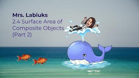 2.4 Surface area of composite objects Part 2