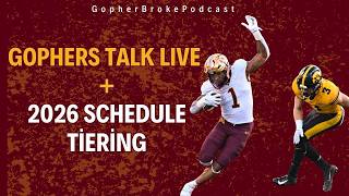 Minnesota Gophers LIVE Offseason Talk +Tiering the 2026 Schedule for the Gophers