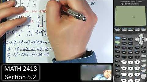 Linear Algebra - Section 5.2