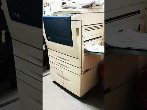After Service Machine Testing Result And Running #Xerox #Copier #servive