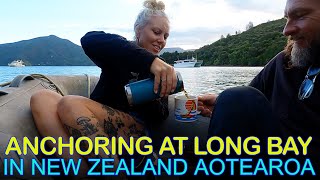 Sailing to Long Bay In Kenepuru Sound and Exploring the Coves of Marlborough Sounds