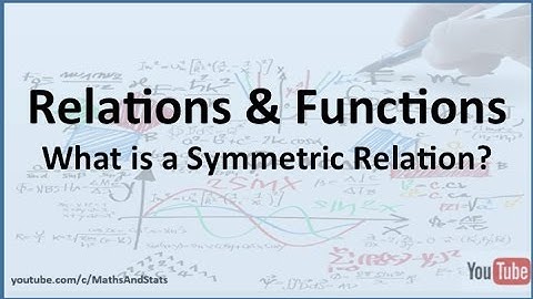 Relations and Functions: What is a Symmetric Relation?