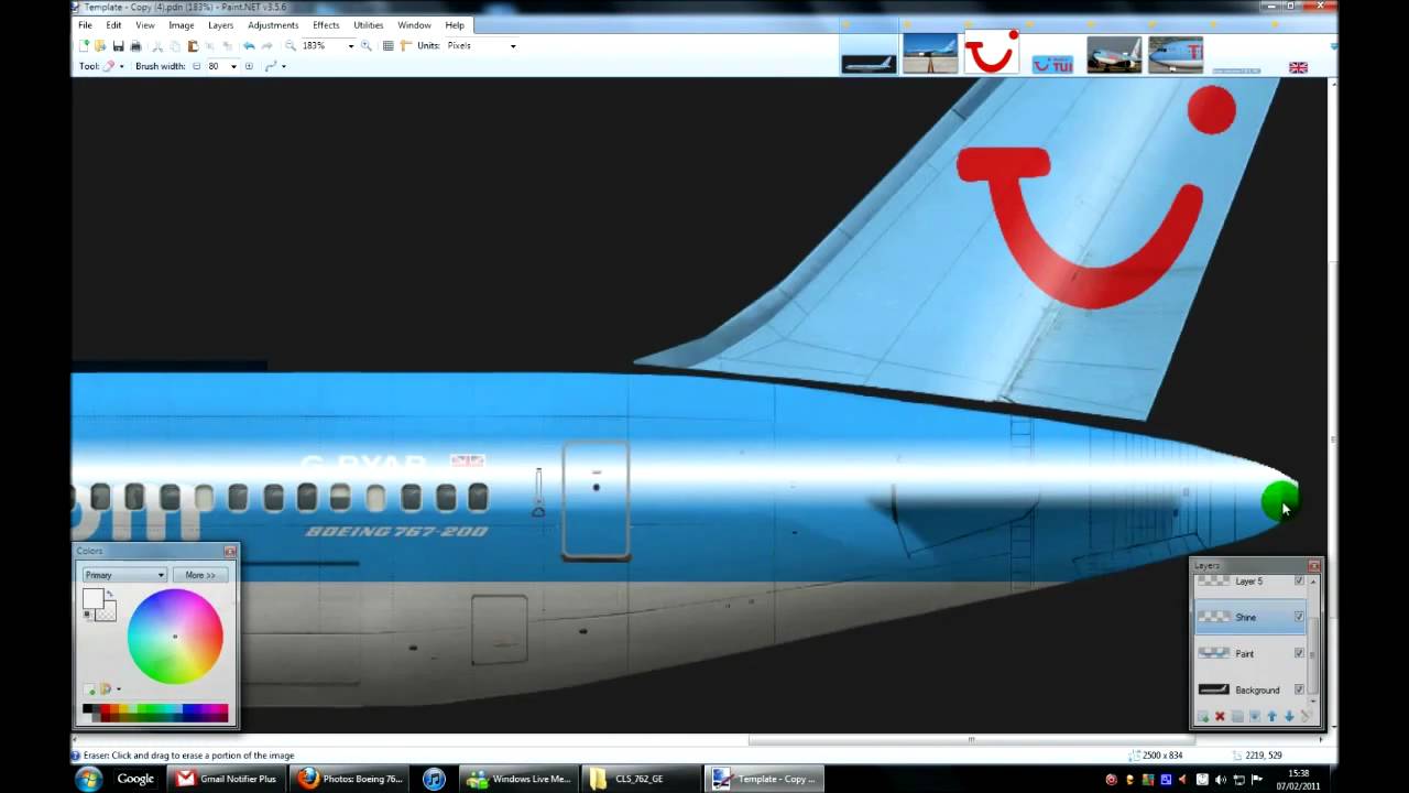 Fast Forward Repainting - Thomsonfly 767-200