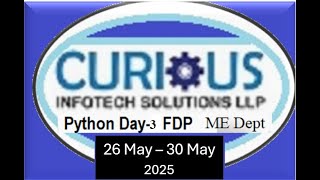 DrMGR ME2 Day -3  Python Dated 28May2025