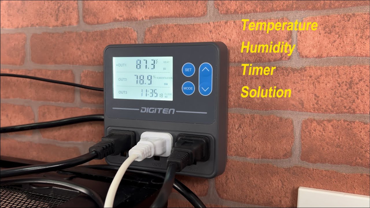 DIGITEN Temperature Humidity Timer Controller - THT 103 (settings ...
