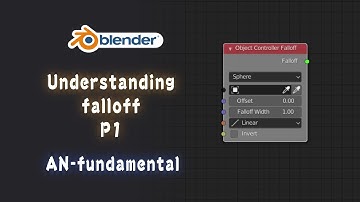 [Tut] Understanding falloff P1 - blender animation nodes; AN-fundamental