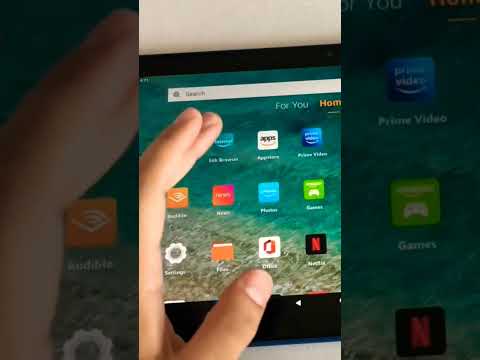 Video: Paano ka kukuha ng screenshot sa isang tablet ng Amazon Fire?