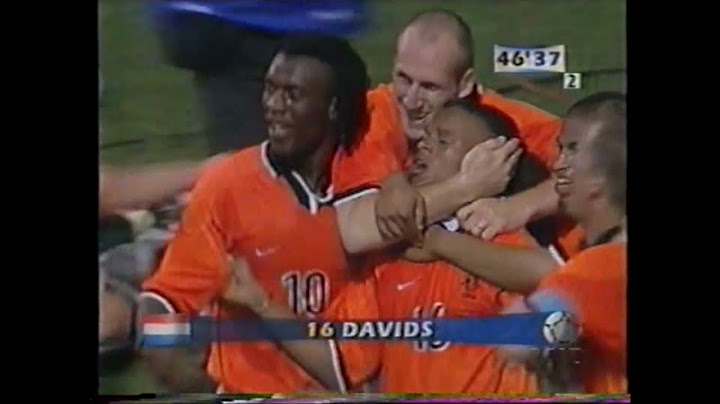 HOLANDA 2X1 IUGOSLÁVIA OITAVAS COPA 98 BAND