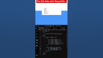 Animated Navbar using HTML, CSS |  #codingtutorial #coding   #webdevelopement @1LiveEngineer