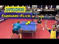 How to play the forehand flick  professionals explained