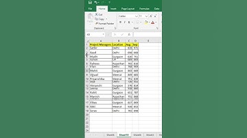 Autofit Height of Columns in #microsoft  #excel #msexcel #shorts #computer #education