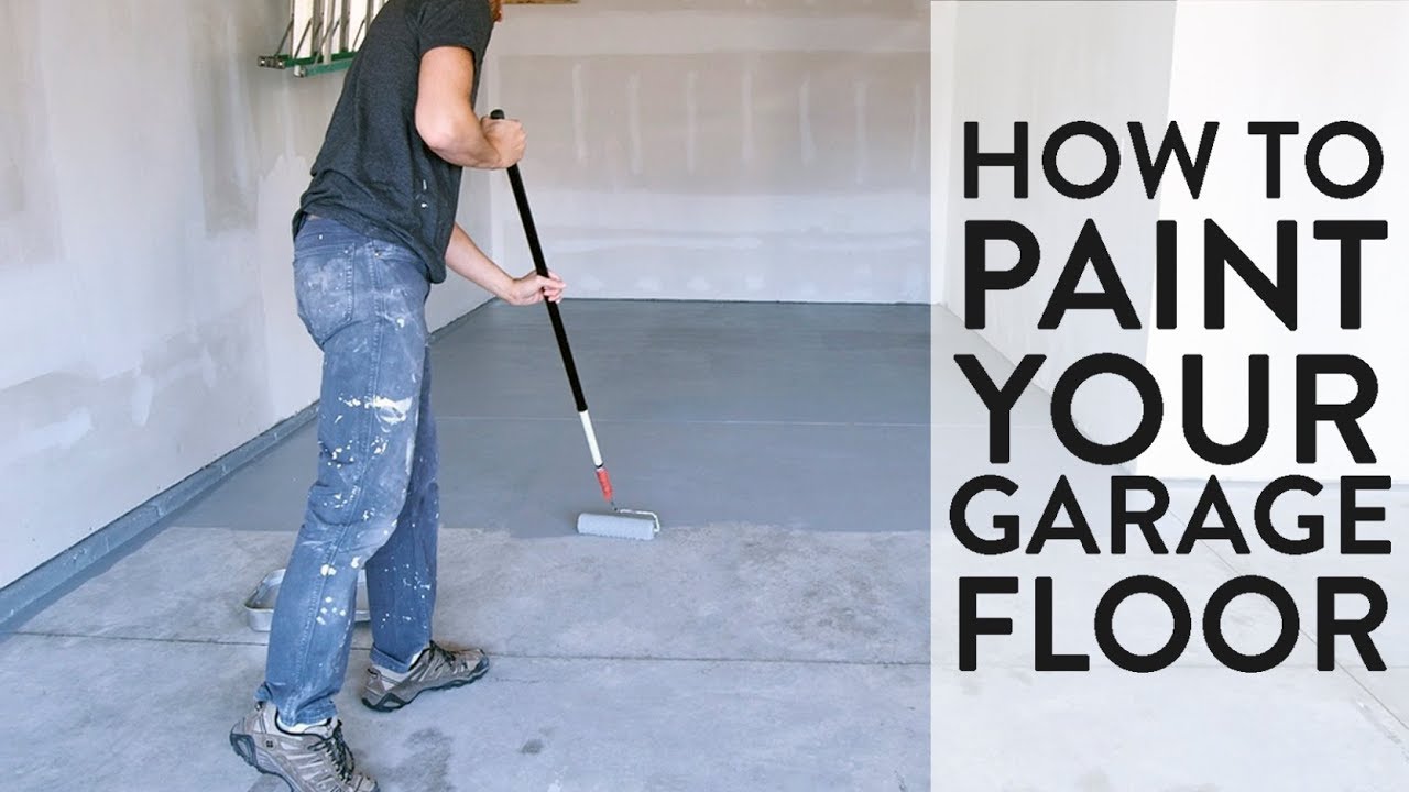 (Sponsored) How to Paint Your Garage Floor - YouTube