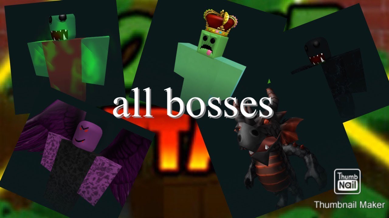 All Bosses In Zombie Attack Roblox Youtube - bosses zombie attack roblox