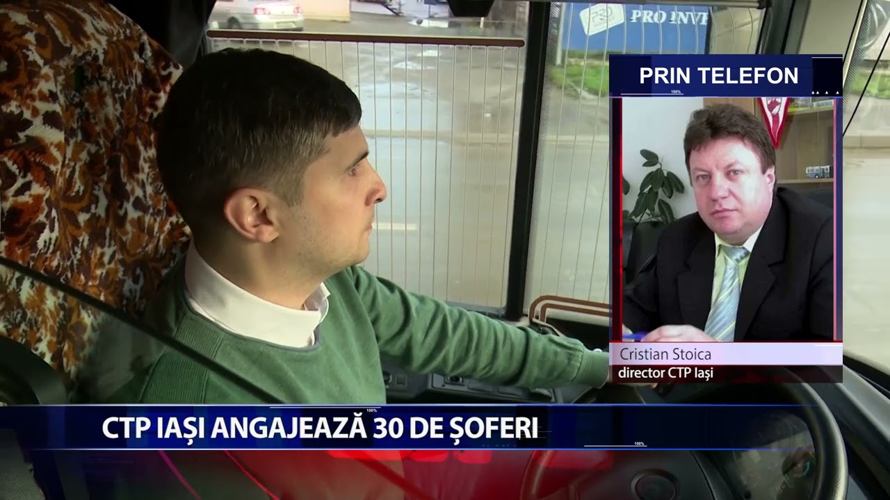 CTP IASI ANGAJEAZA 30 DE SOFERI