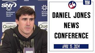 Daniel Jones says neck is '100% healthy,' should be ready to go by Giants training camp | SNY